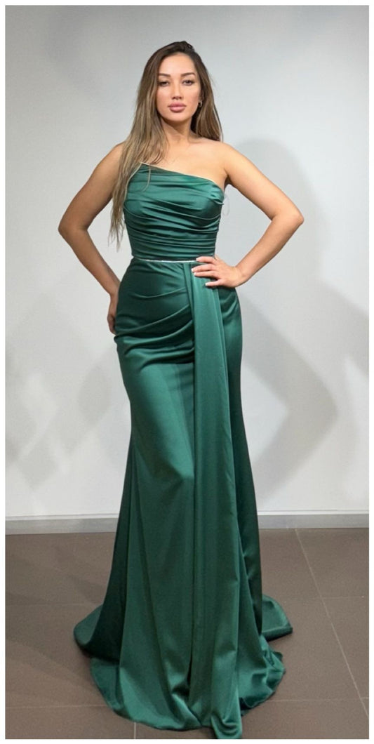 Abendkleid lang –Satin Kleid für besondere Anlässe