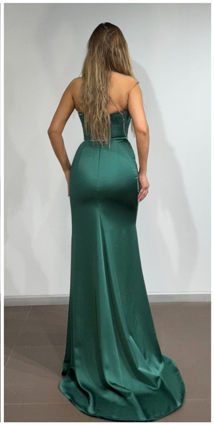 Abendkleid lang –Satin Kleid für besondere Anlässe