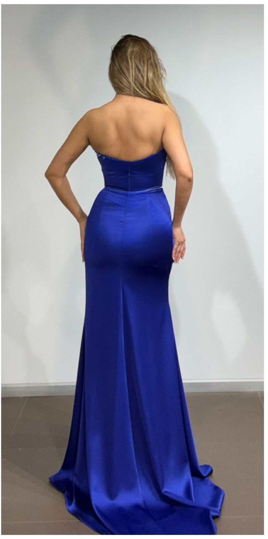 Abendkleid lang –Satin Kleid für besondere Anlässe