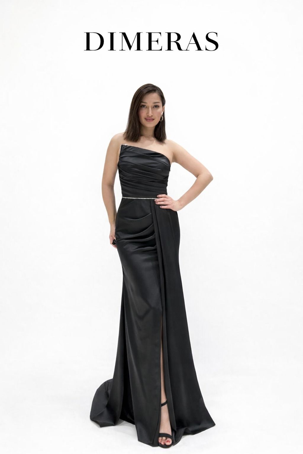 Abendkleid lang –Satin Kleid für besondere Anlässe